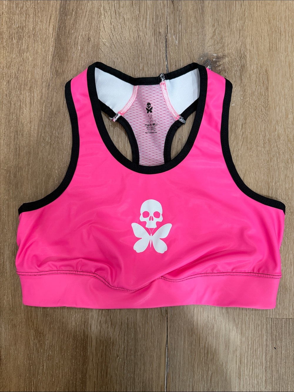 Betty Designs Hot Pink Racerback Sports Bra | Medium